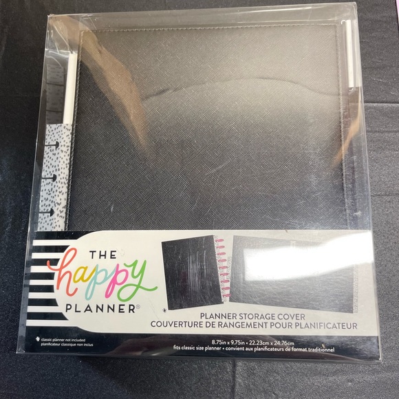 Black and White Planner Storage Cover - Picture 3 of 7